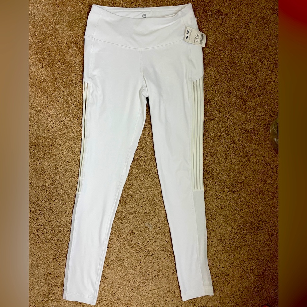 90 degree by reflex white mesh athletic leggings